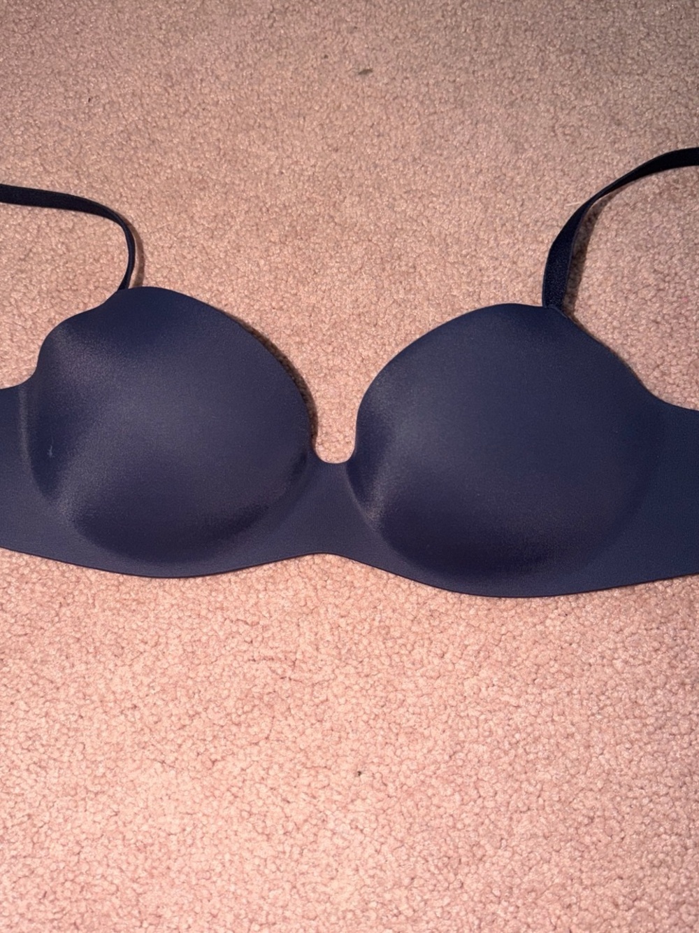Victoria's Secret Smooth Navy Strapless Underwire Bra